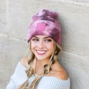  C.C� Tie Dye Boyfriend Beanie Hat