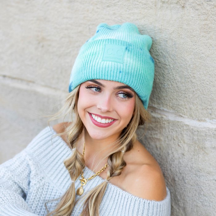 C.C� Tie Dye Boyfriend Beanie Hat