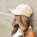  Tweed Sparkle Ball Cap