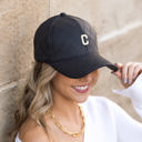 Black Quilted Puffer Ball Cap