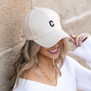 Bone Quilted Puffer Ball Cap