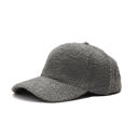 Gray Boucle Sherpa Boyfriend Ball Cap