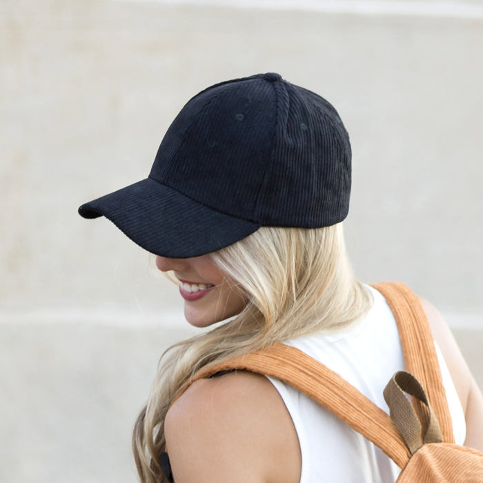 Corduroy Boyfriend Ball Cap Hat