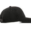 Black Corduroy Boyfriend Ball Cap Hat