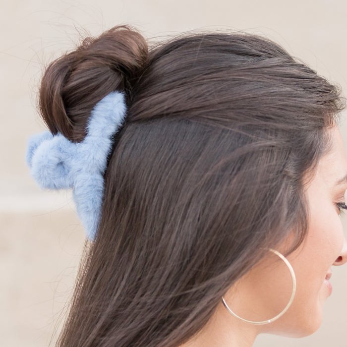 Fuzzy Fur Claw Clip | 3 Pack