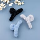  Fuzzy Fur Claw Clip | 3 Pack