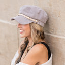  Corduroy Newsboy Cap