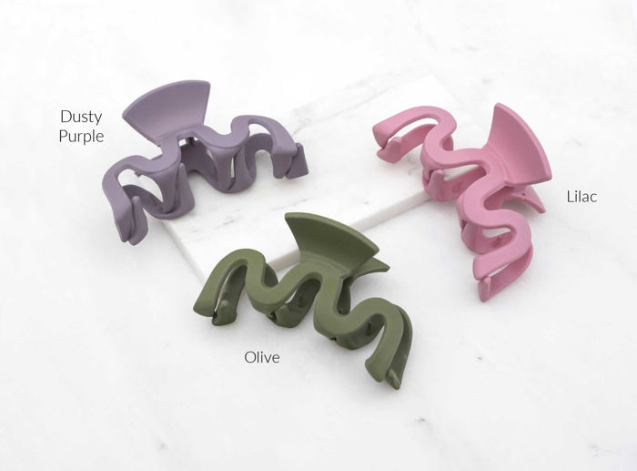 Zig Zag Hair Claws | 3 Pack