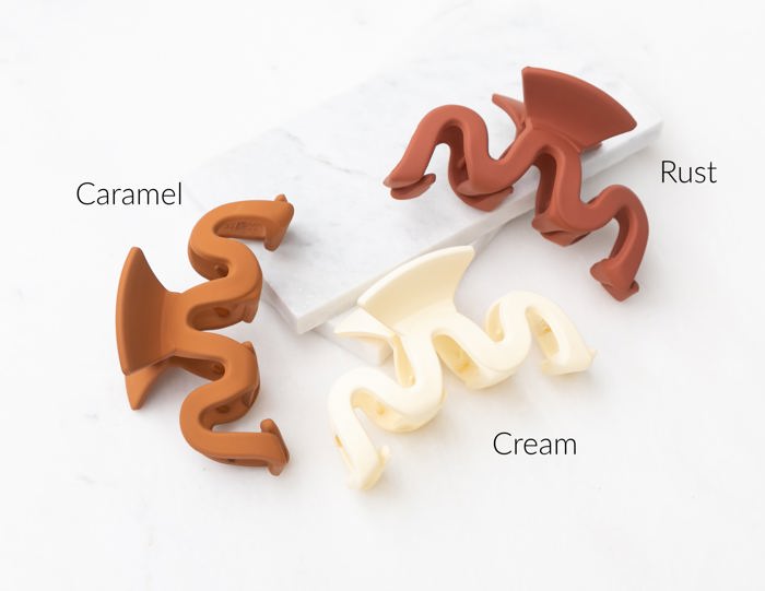 Zig Zag Hair Claws | 3 Pack