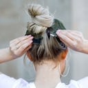  Distressed Adjustable Messy Bun Caps Hat