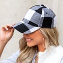  Fall Plaid Ball Caps Hat