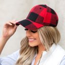  Fall Plaid Ball Caps Hat