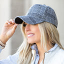 Fall Plaid Ball Caps Hat