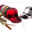  Fall Plaid Ball Caps Hat