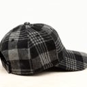 Black Fall Plaid Ball Caps Hat