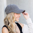  Autumn Tweed Ball Caps Hat