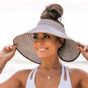  Foldable Bow Stripe Visor
