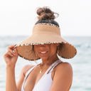  Leopard Trim Foldable Bow Visors