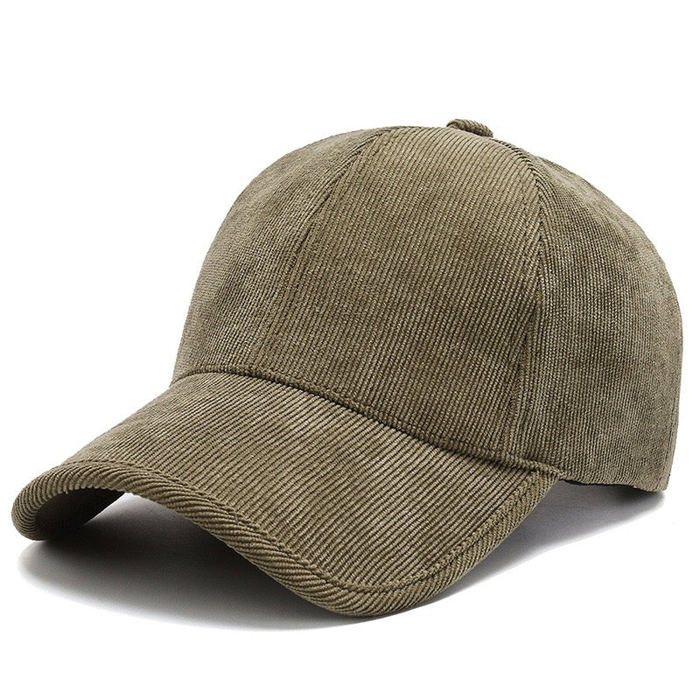 Micro Corduroy Boyfriend Ball Cap Hat