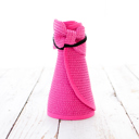Hot Pink Foldable Wide Brim Bow Visor