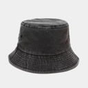 Black Distressed Bucket Hats