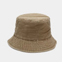 Khaki Distressed Bucket Hats
