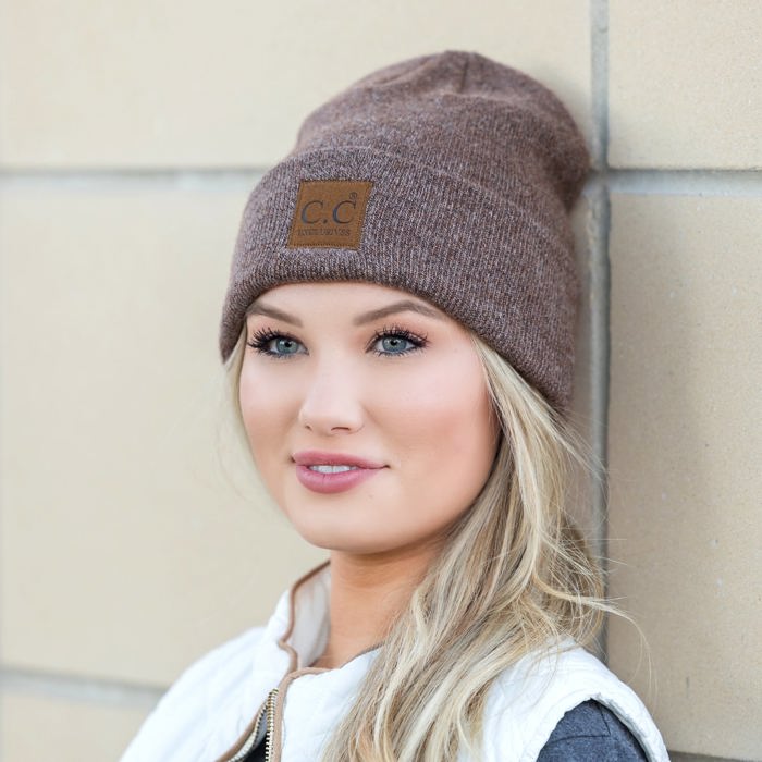 C.C� Heathered Boyfriend Beanie Hat