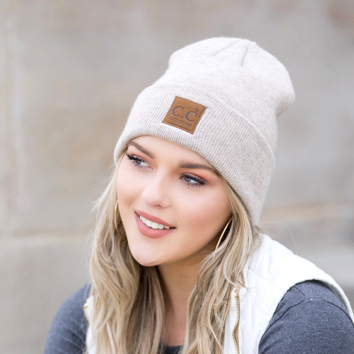 C.C� Heathered Boyfriend Beanie Hat