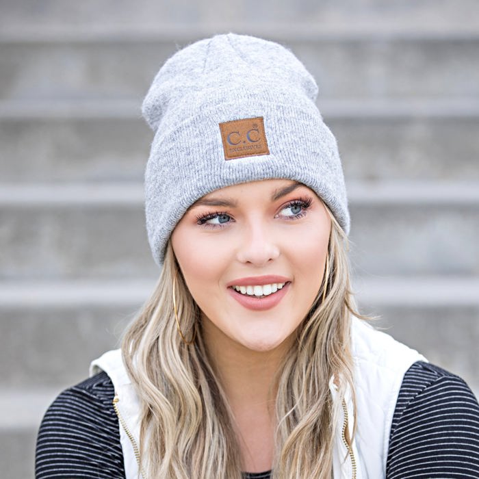 C.C� Heathered Boyfriend Beanie Hat
