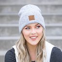  C.C� Heathered Boyfriend Beanie Hat