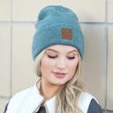  C.C� Heathered Boyfriend Beanie Hat