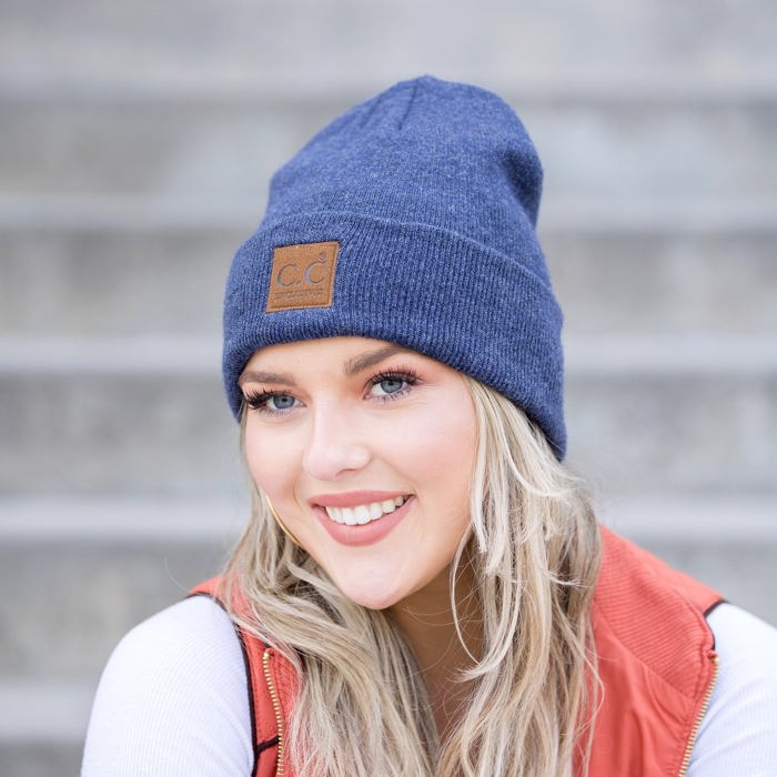 C.C� Heathered Boyfriend Beanie Hat