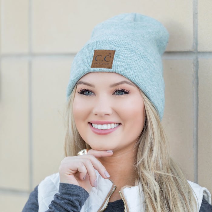 C.C� Heathered Boyfriend Beanie Hat