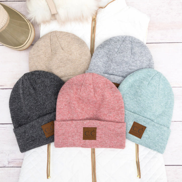 C.C� Heathered Boyfriend Beanie Hat