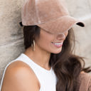  Velour Boyfriend Ball Cap