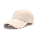 Cream Velour Boyfriend Ball Cap