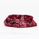 Wine Red Bandana Twist Headwraps