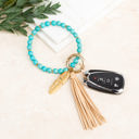  Boho Stone Key Ring Bracelet