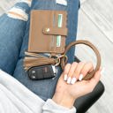 Camel Key Ring ID Wallet Bracelet
