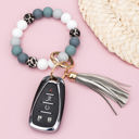 Grays Silicone Monochromatic Key Ring Bracelet