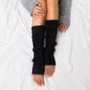 Black Eyelash Leg Warmers