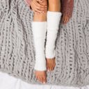 Ivory Eyelash Leg Warmers