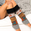 Nordic Snowflake Leg Warmers