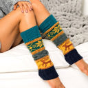  Nordic Snowflake Leg Warmers