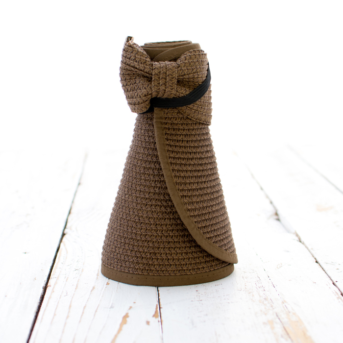 Foldable Wide Brim Bow Visor