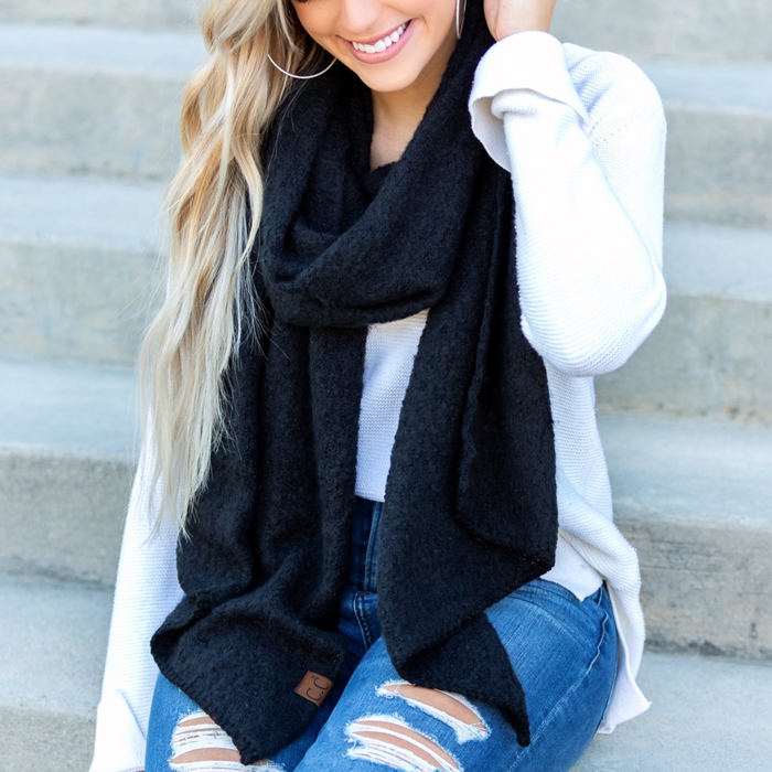 C.C� Draped Scarves