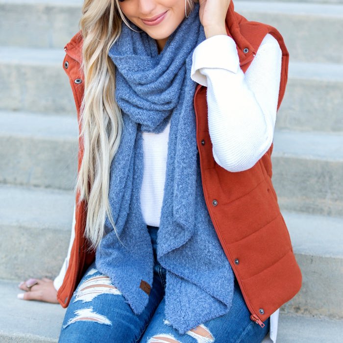 C.C� Draped Scarves