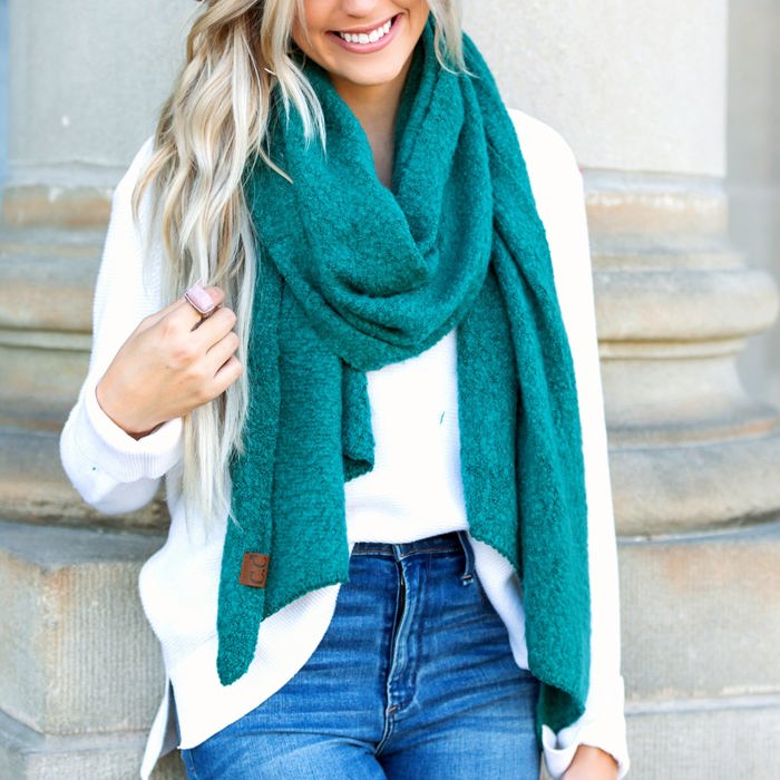 C.C� Draped Scarves
