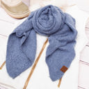 Denim C.C� Draped Scarves