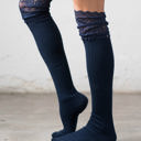  Lace Topped Over The Knee Socks